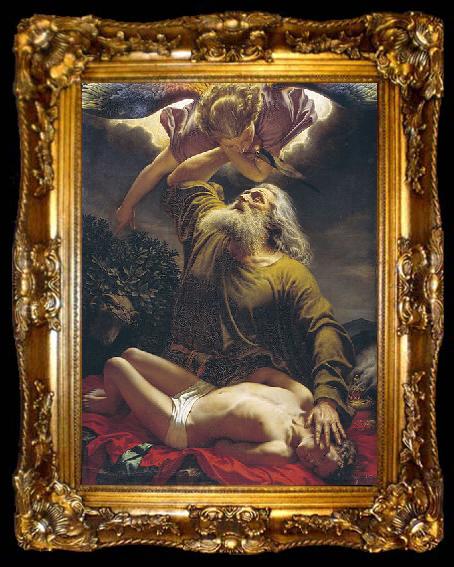 framed  Gerhard Wilhelm von Reutern Abraham sacrificing Isaac, ta009-2